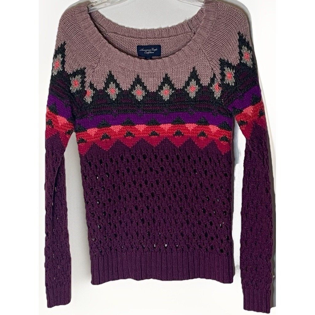 American Eagle Outfitters Women's Xs Wool Blend Pullover Sweater